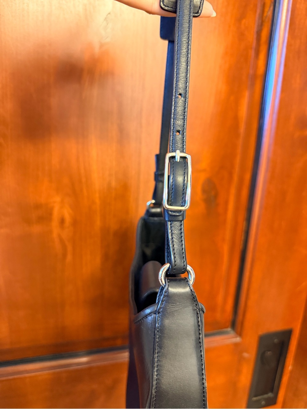Coach Penelope 8134 Black Leather Shoulder Bag - Picture 11 of 15